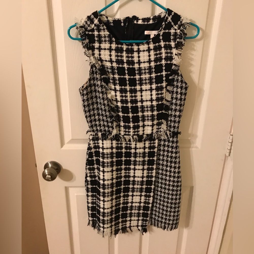 Black and White GB Girls Dress